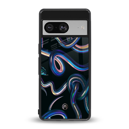 serpent back phone cover | glass case for Google Pixel 8