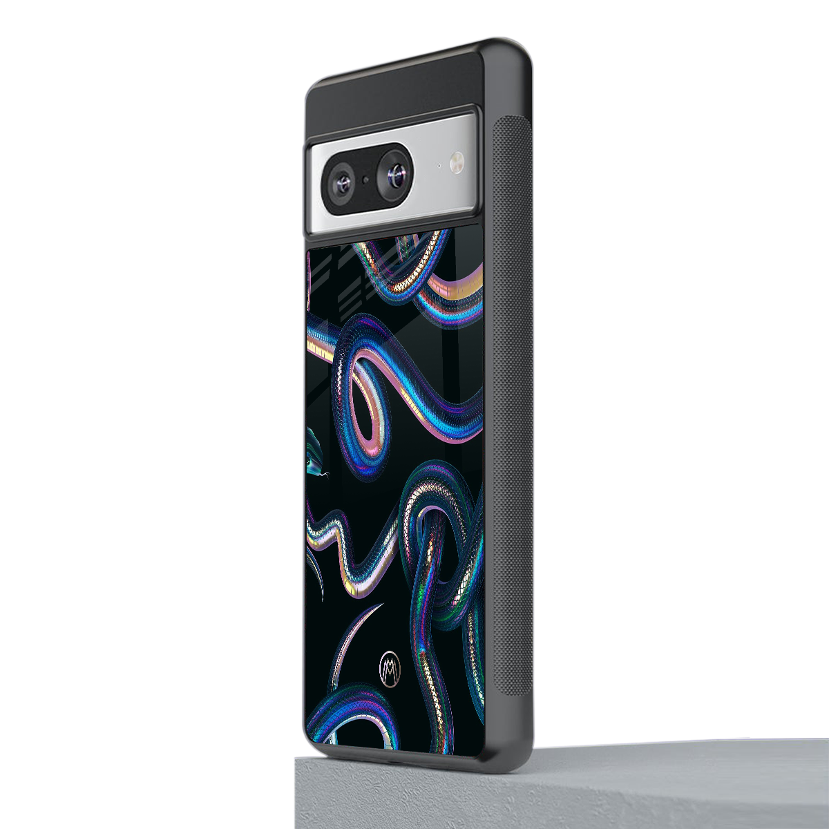 serpent back phone cover | glass case for Google Pixel 8