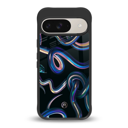 serpent back phone cover | glass case for google pixel 9