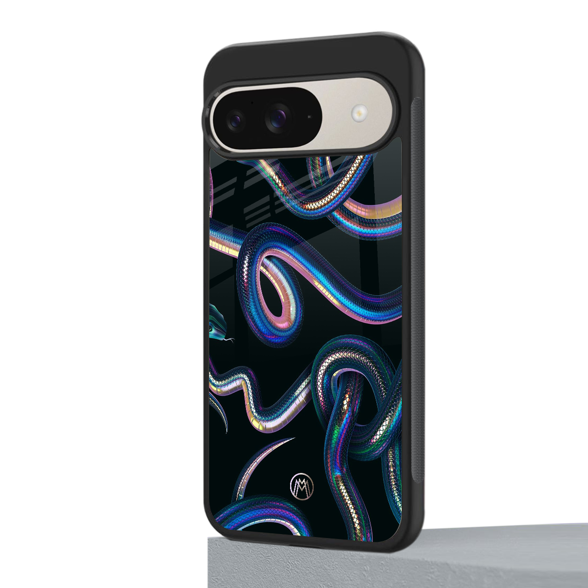 serpent back phone cover | glass case for google pixel 9