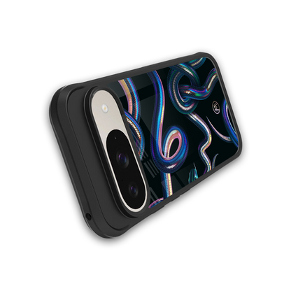 serpent back phone cover | glass case for google pixel 9