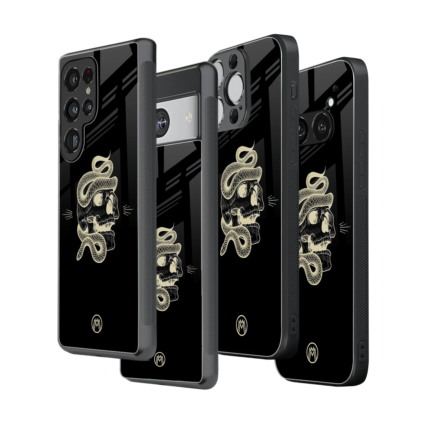Stylish Glass Back Case for All Smartphones iPhone, Samsung, OnePlus, Pixel, Redmi, Oppo, Vivo, Motorola