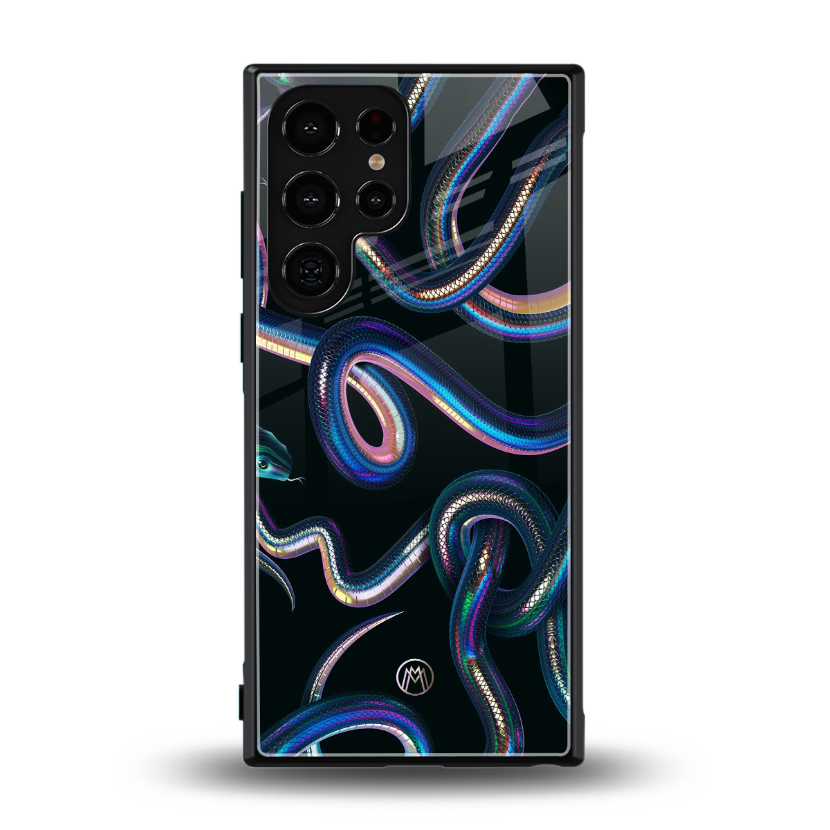 serpent back phone cover | glass case for samsung galaxy s23 ultra