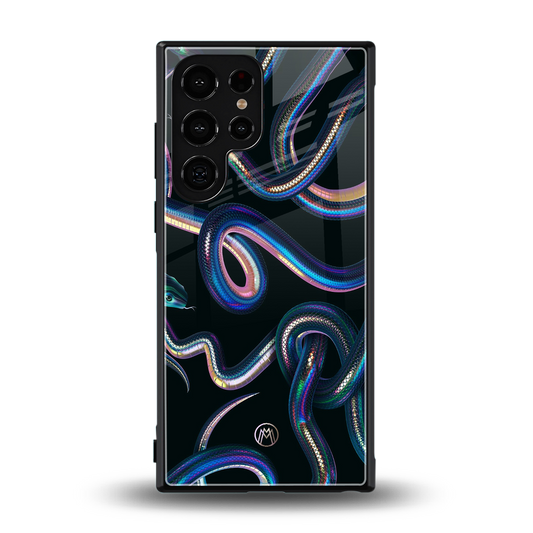 serpent back phone cover | glass case for samsung galaxy s23 ultra