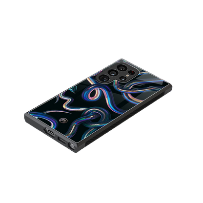 serpent back phone cover | glass case for samsung galaxy s24 ultra