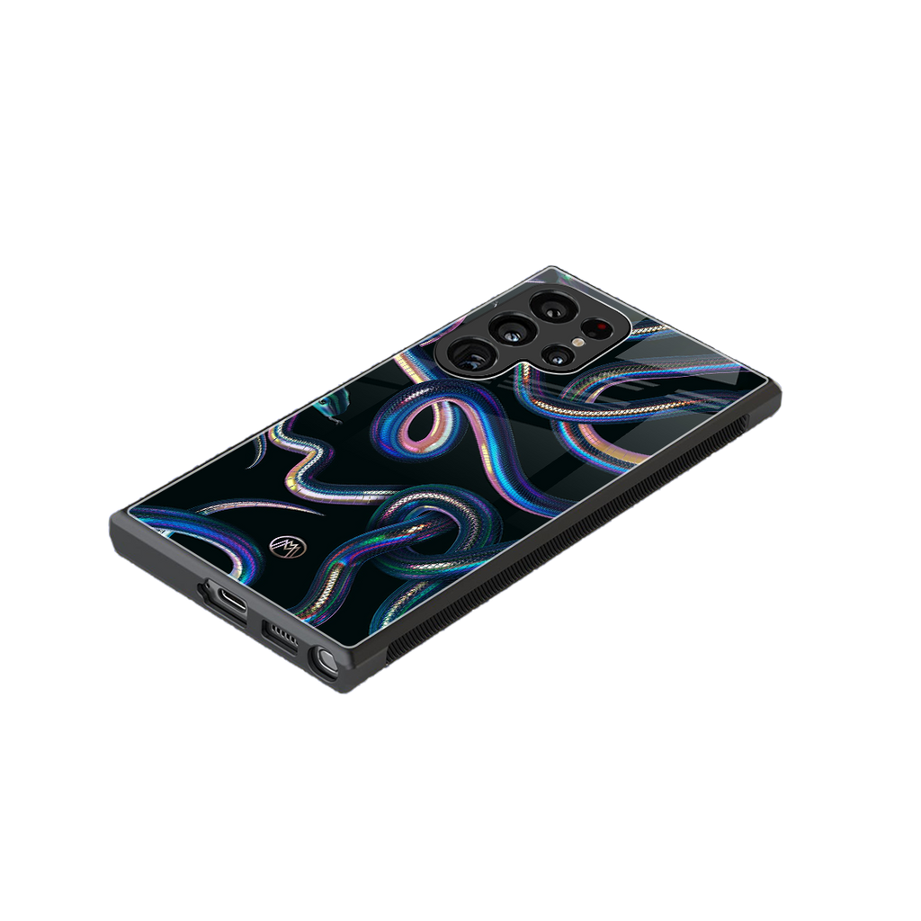 serpent back phone cover | glass case for samsung galaxy s23 ultra