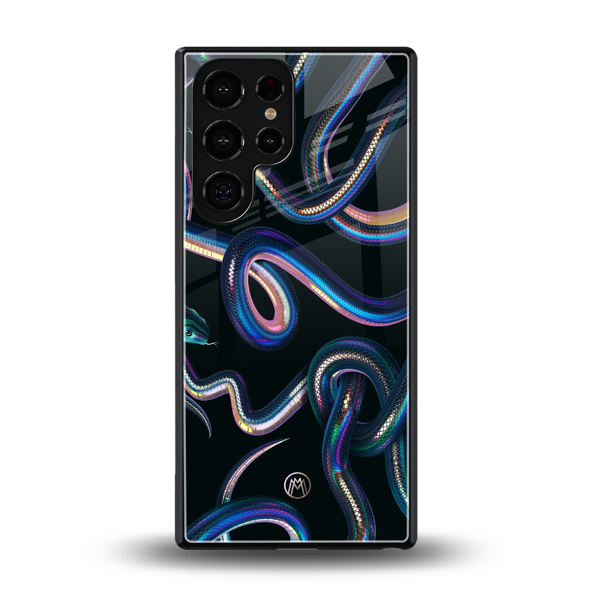 serpent back phone cover | glass case for samsung galaxy s25 ultra