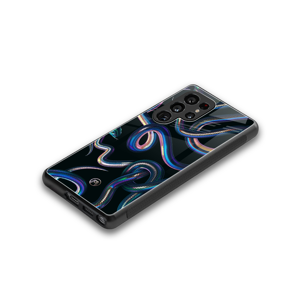 serpent back phone cover | glass case for samsung galaxy s25 ultra