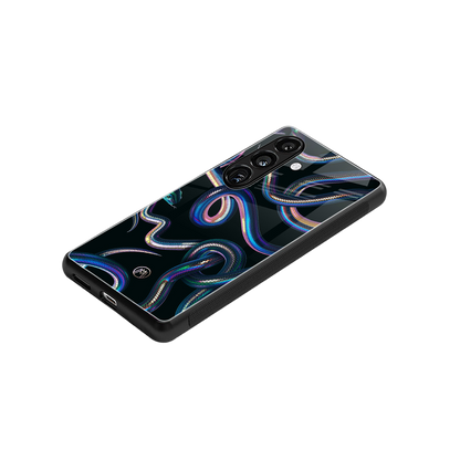 serpent back phone cover | glass case for samsung galaxy s24 fe
