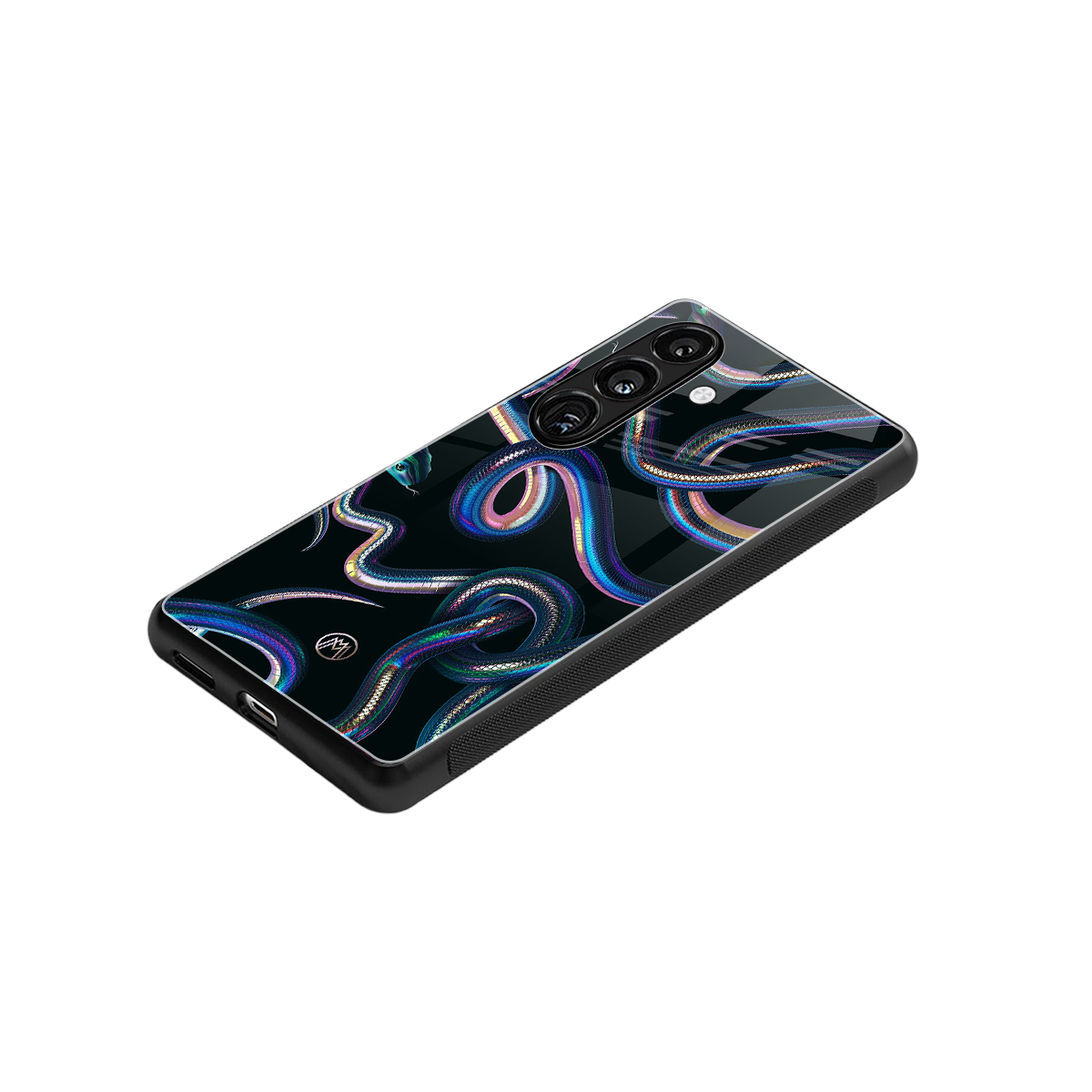 serpent back phone cover | glass case for samsung galaxy s24 plus
