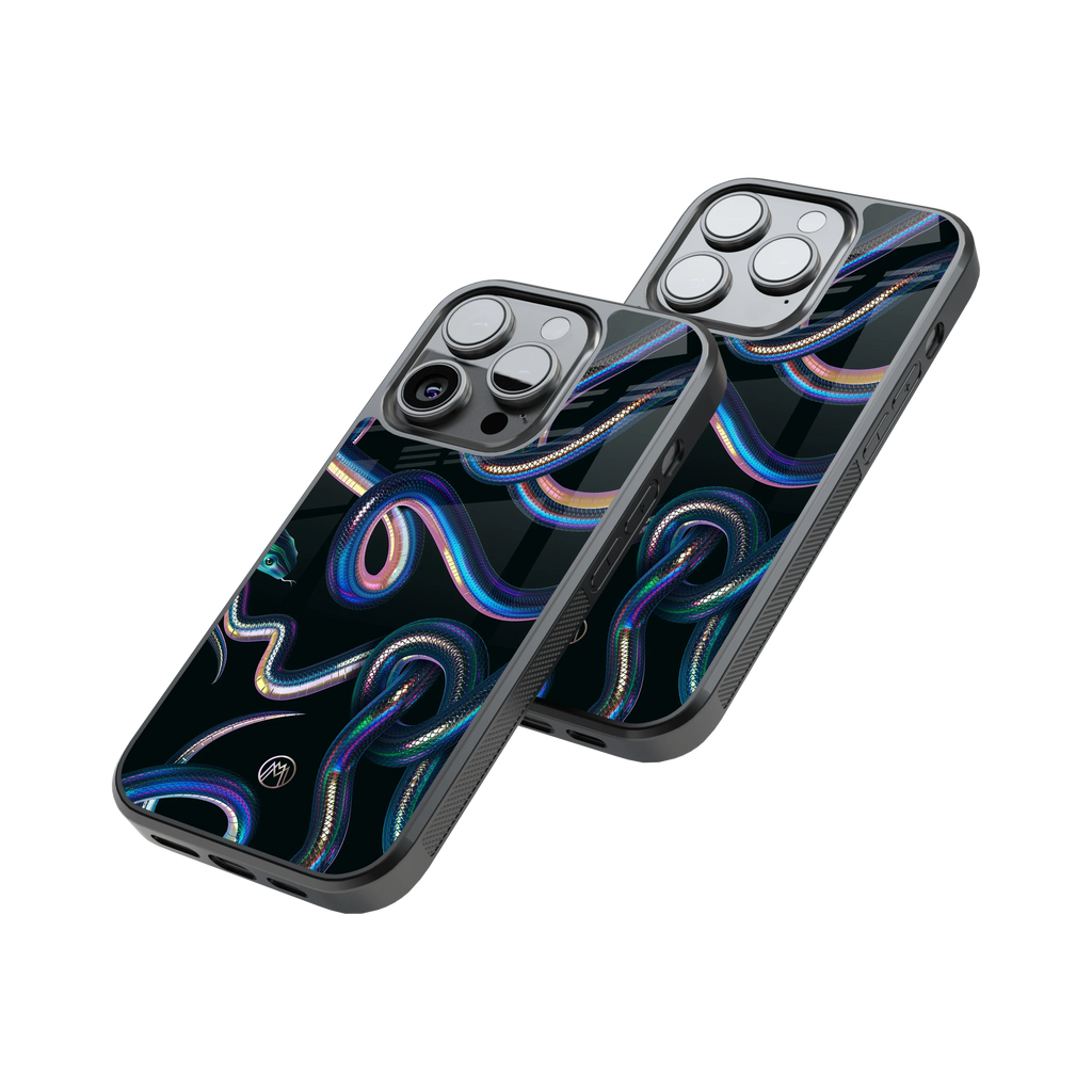 Protective Glass Back Phone Case Compatible with iPhone, Samsung, OnePlus, Pixel & More