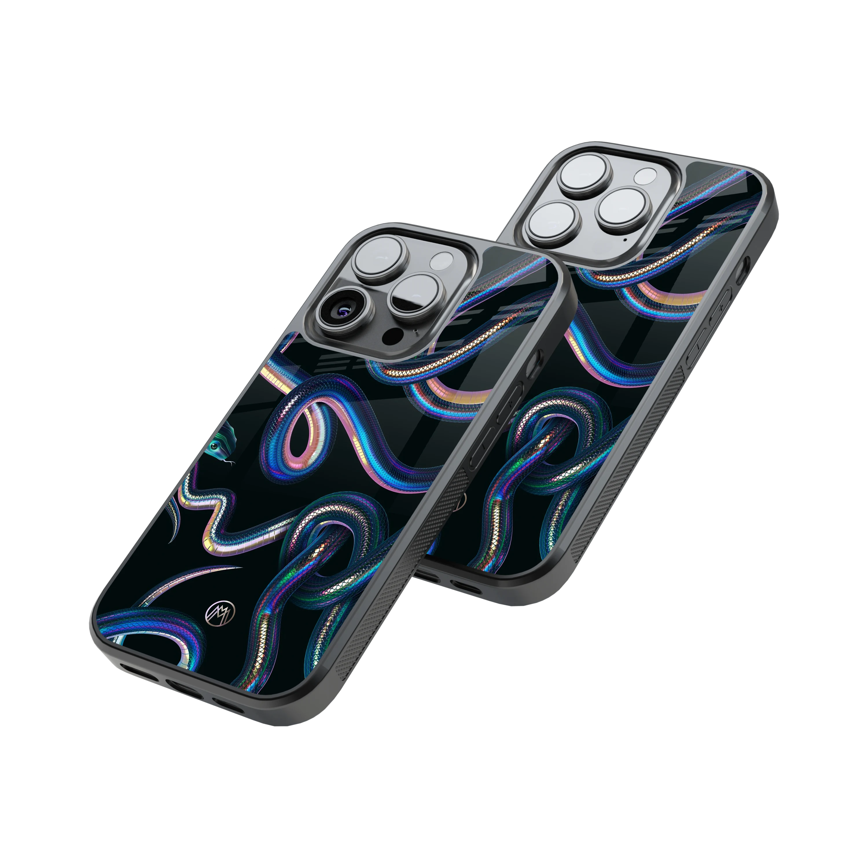 Protective Glass Back Phone Case Compatible with iPhone, Samsung, OnePlus, Pixel & More