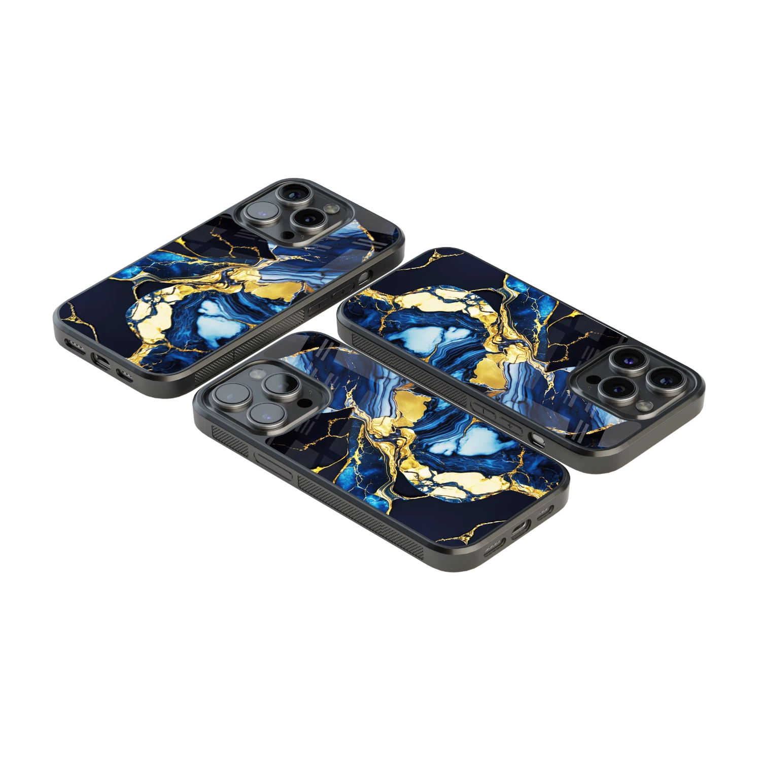 Luxury Glass Back Mobile Cover for iPhone, Samsung Galaxy, OnePlus, Pixel, Redmi & More