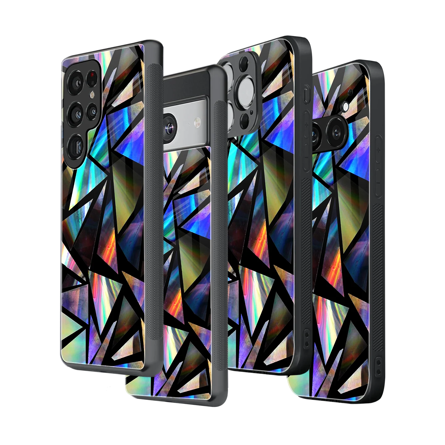 Stylish Glass Back Case for All Smartphones iPhone, Samsung, OnePlus, Pixel, Redmi, Oppo, Vivo, Motorola