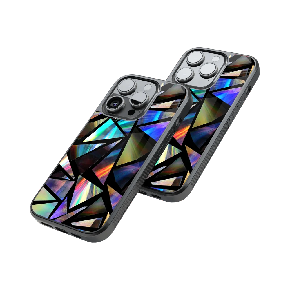 Protective Glass Back Phone Case Compatible with iPhone, Samsung, OnePlus, Pixel & More