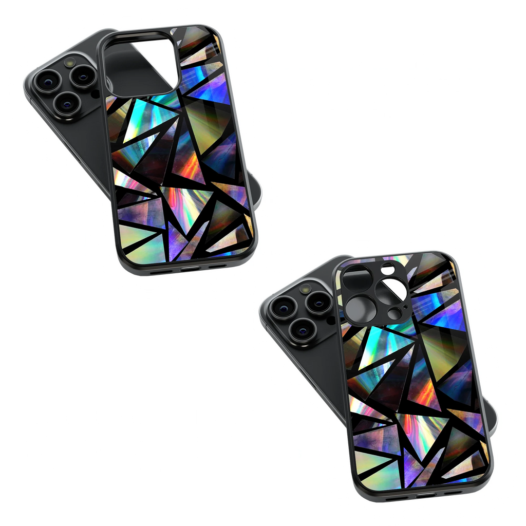 Trendy Glass Back Mobile Case for iPhone, Samsung, Redmi, OnePlus, Google Pixel, Motorola