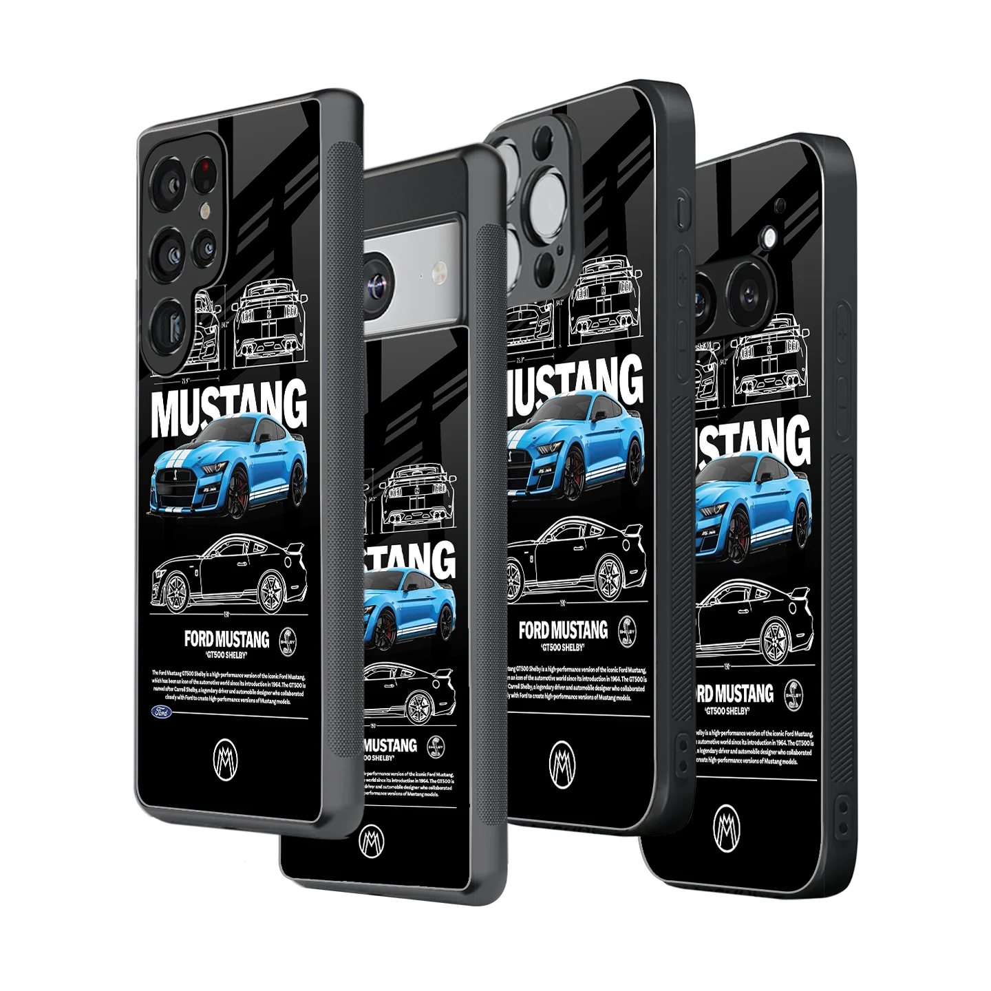 Stylish Glass Back Case for All Smartphones iPhone, Samsung, OnePlus, Pixel, Redmi, Oppo, Vivo, Motorola