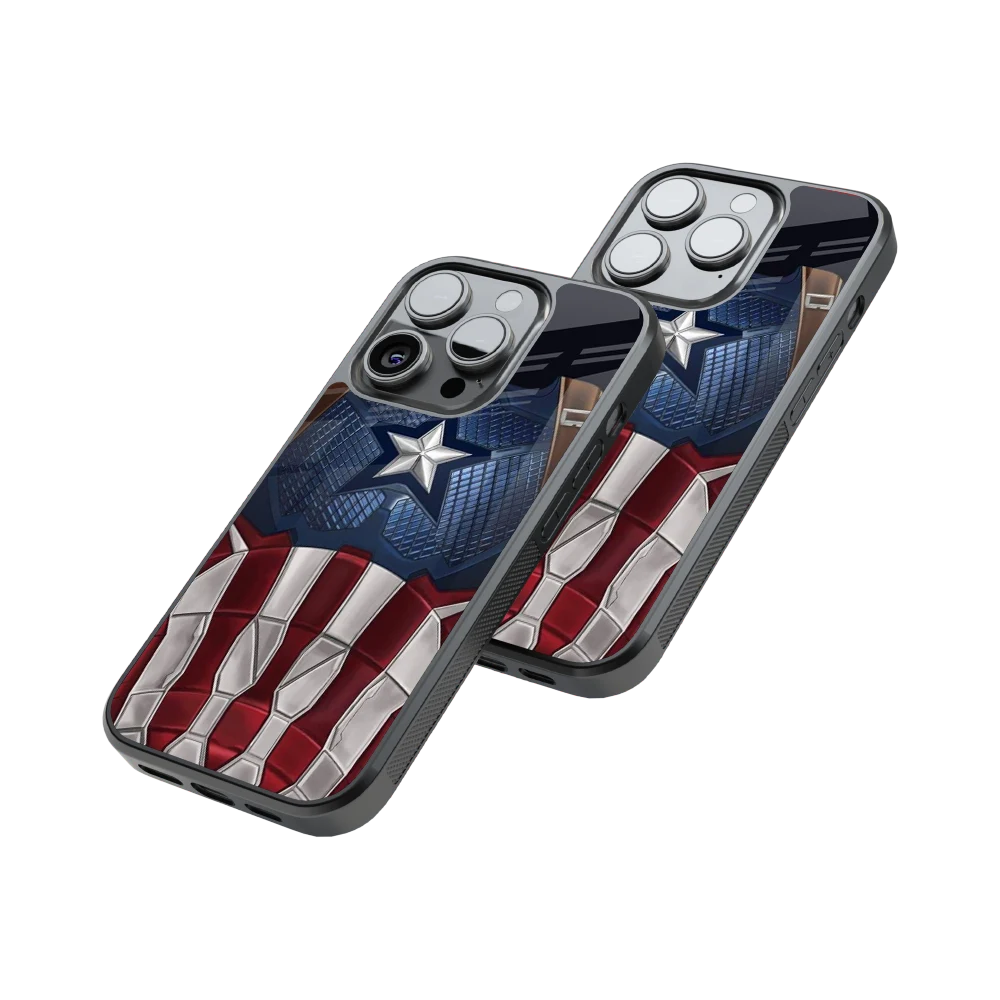 Protective Glass Back Phone Case Compatible with iPhone, Samsung, OnePlus, Pixel & More