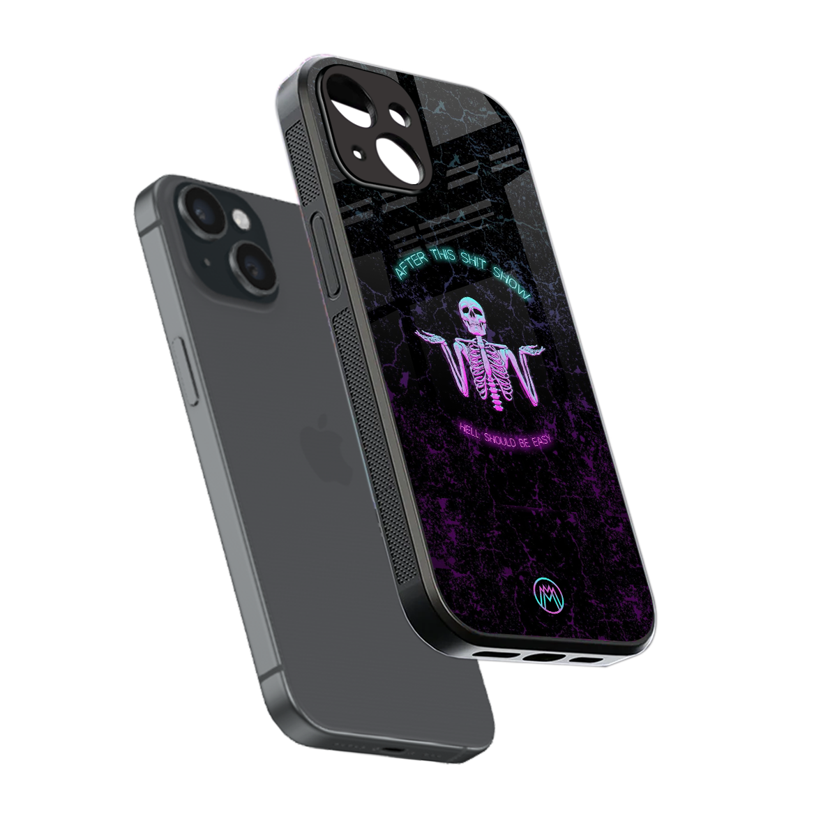 shitshow back phone cover | glass case for iphone 13 mini