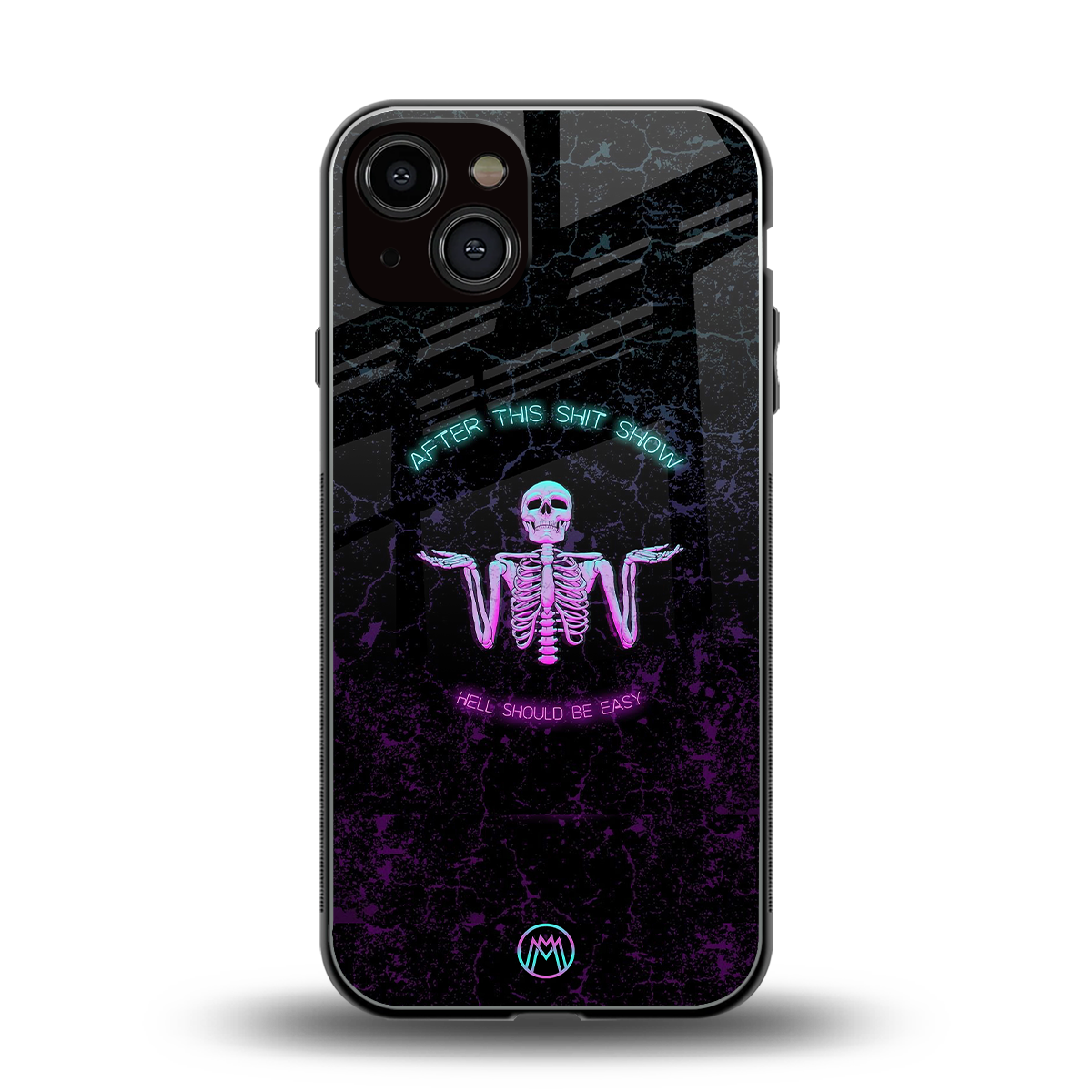 shitshow back phone cover | glass case for iphone 13