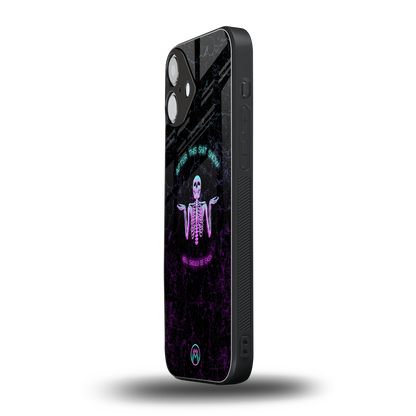 shitshow back phone cover | glass case for iphone 16 plus