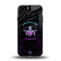 shitshow back phone cover | glass case for iphone 16 pro max