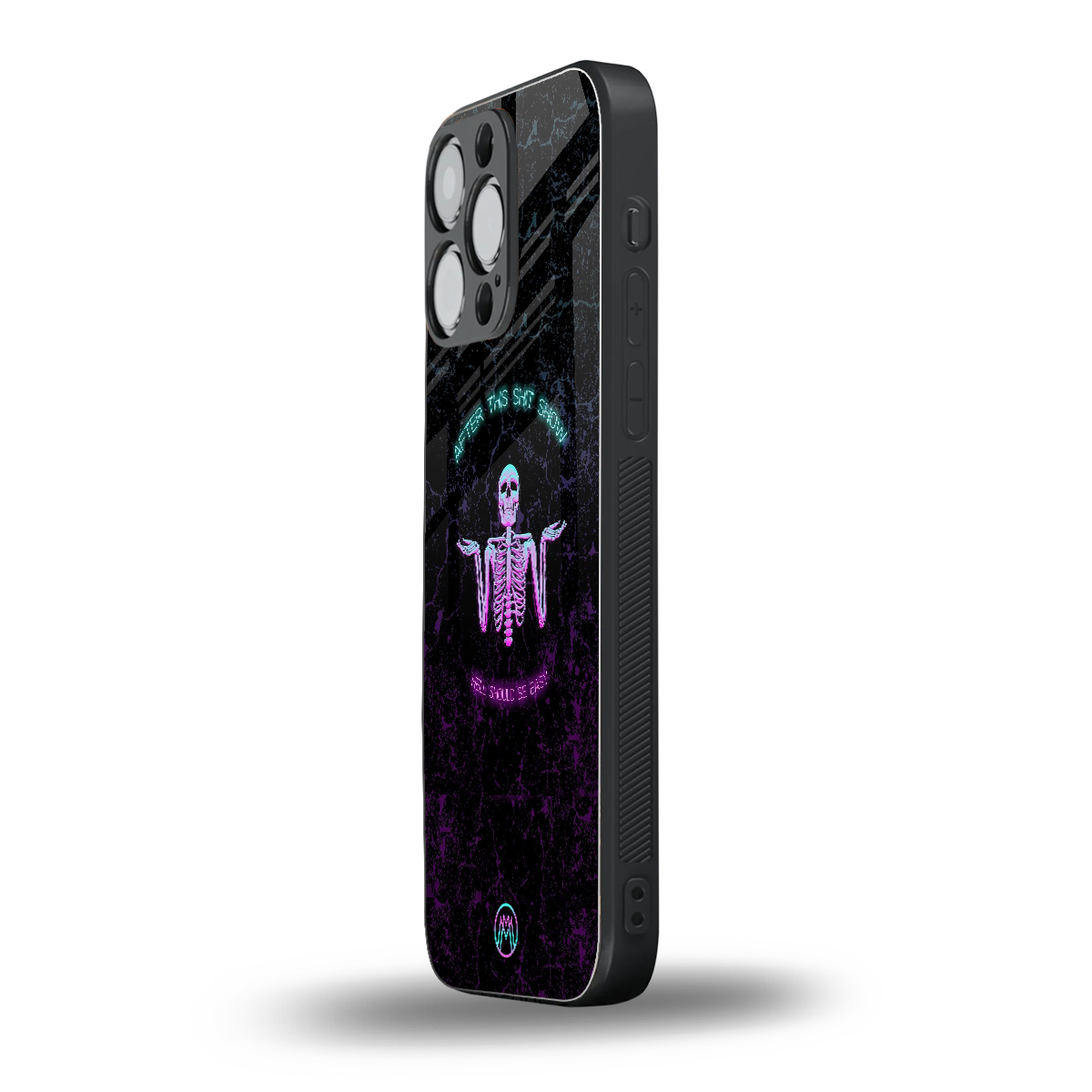 shitshow back phone cover | glass case for iphone 16 pro max