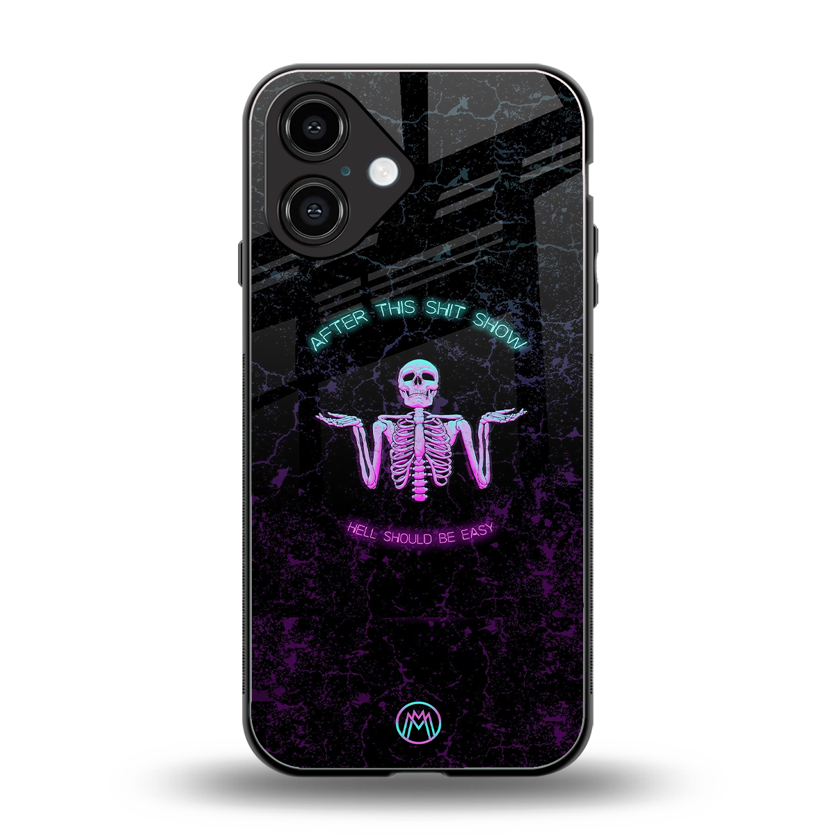 shitshow back phone cover | glass case for iphone 16