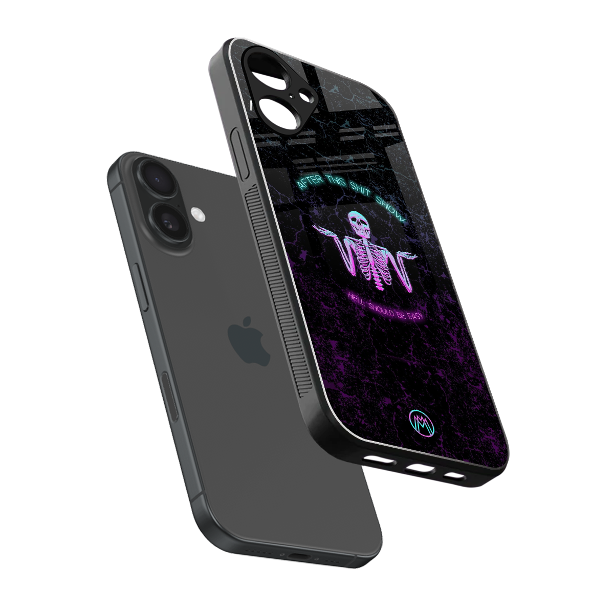 shitshow back phone cover | glass case for iphone 16