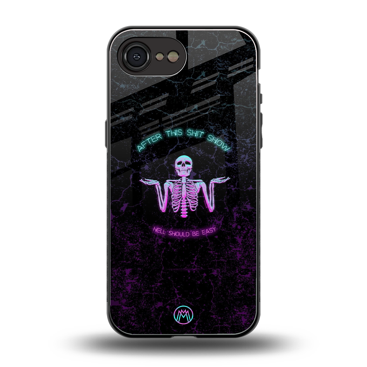 shitshow back phone cover | glass case for iphone 16e