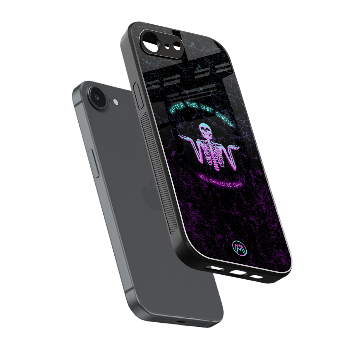 shitshow back phone cover | glass case for iphone 16e
