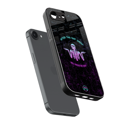 shitshow back phone cover | glass case for iphone 16e