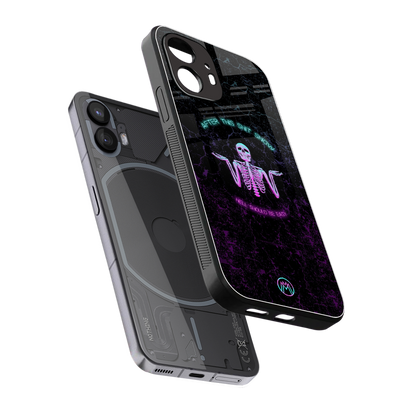 shitshow back phone cover | glass case for nothing phone 2