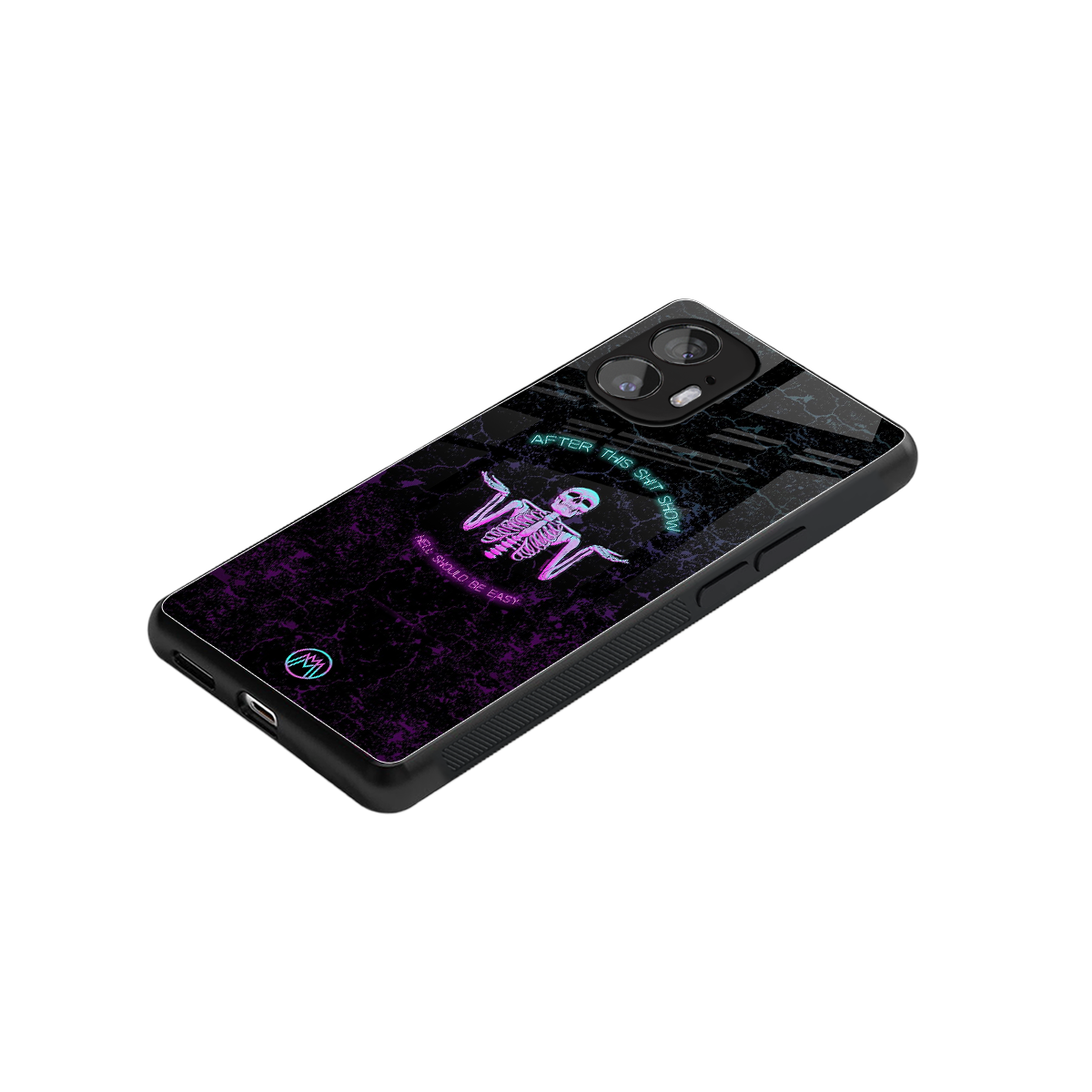 shitshow back phone cover | glass case for nothing phone 2