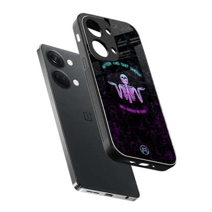 shitshow back phone cover | glass case for oneplus nord 3