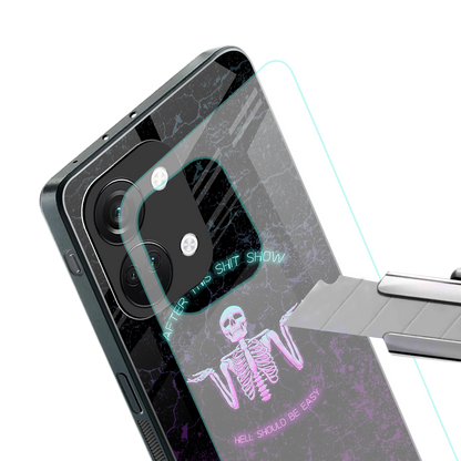 shitshow back phone cover | glass case for oneplus nord 3