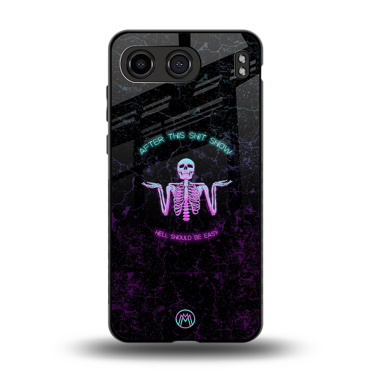 shitshow back phone cover | glass case for oneplus nord 4