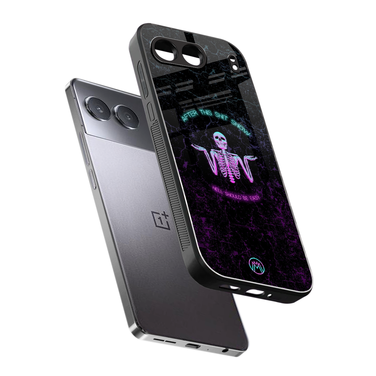 shitshow back phone cover | glass case for oneplus nord 4