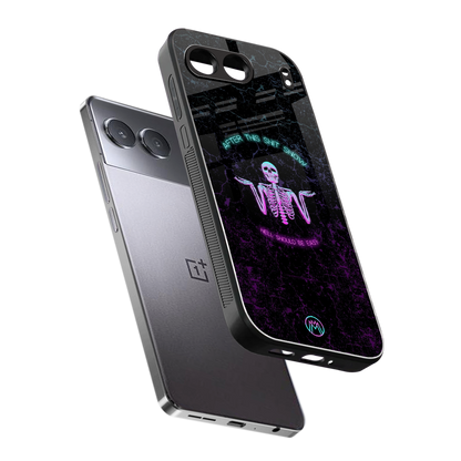 shitshow back phone cover | glass case for oneplus nord 4