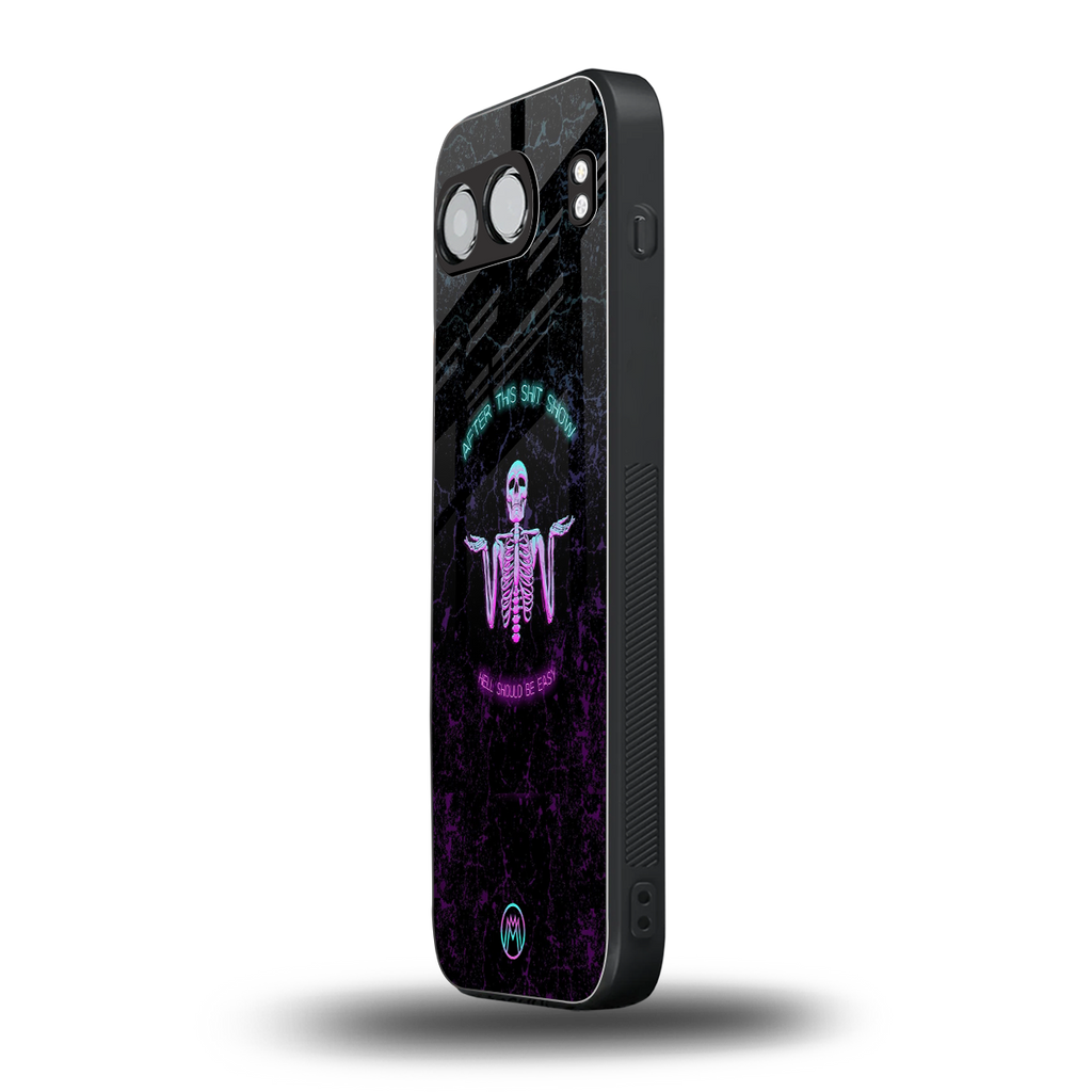 shitshow back phone cover | glass case for oneplus nord 4