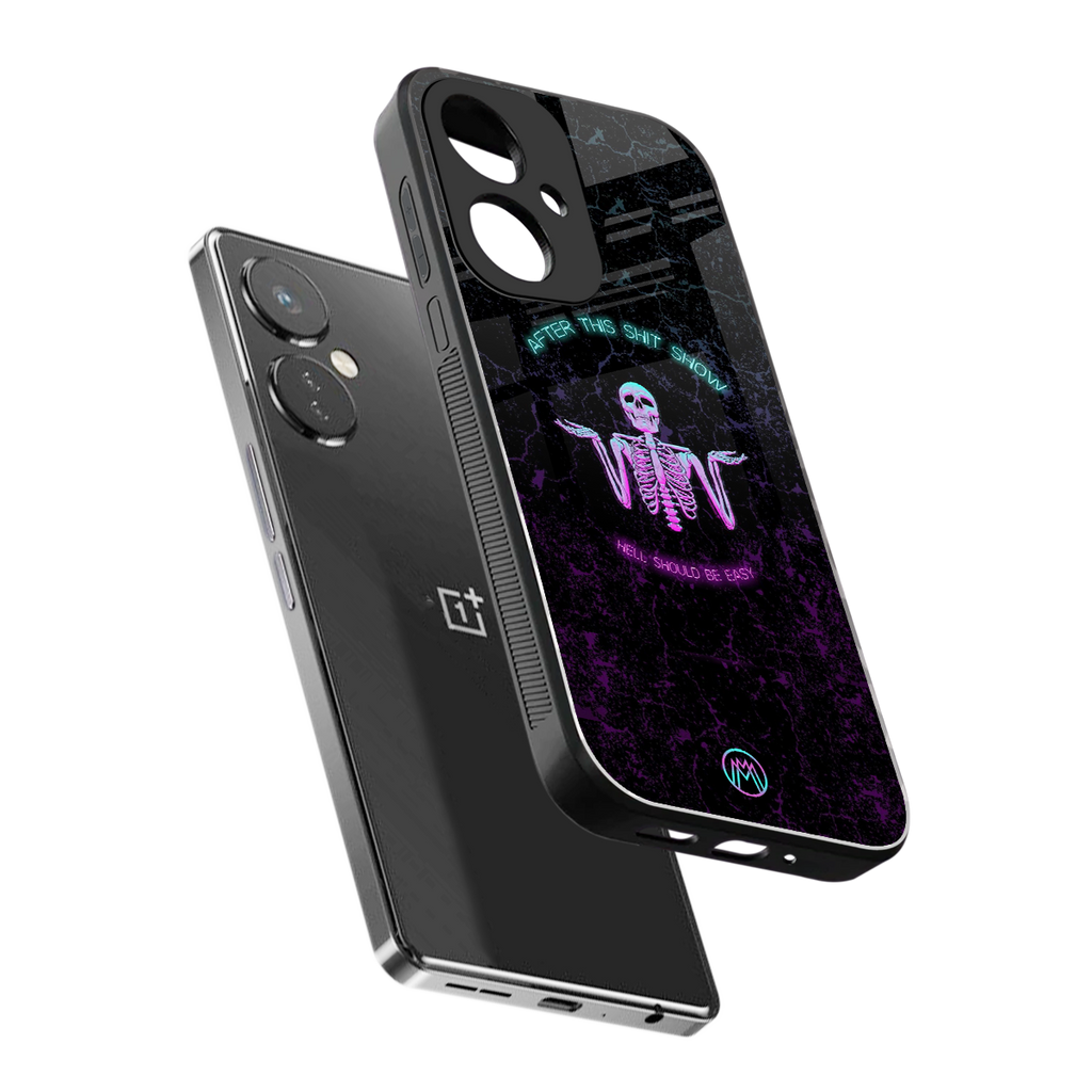 shitshow back phone cover | glass case for oneplus nord ce 3