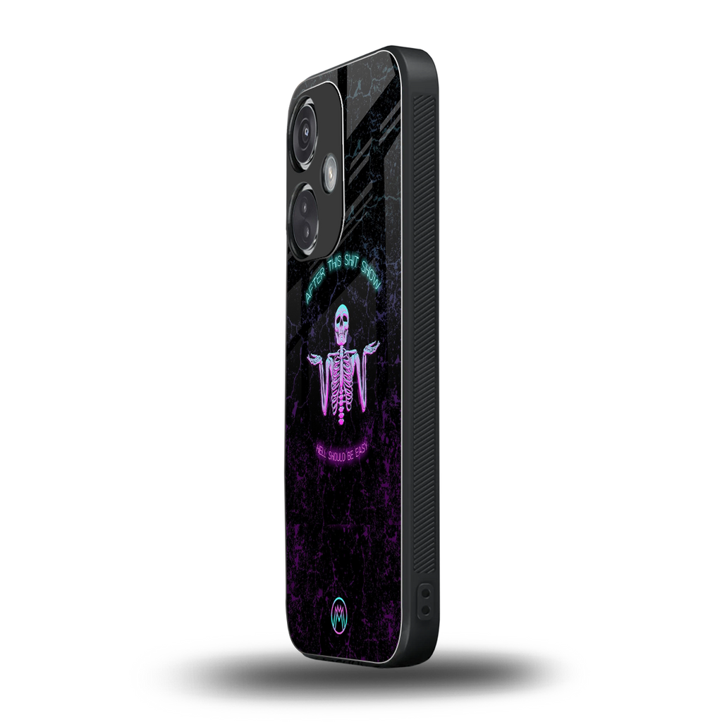 shitshow back phone cover | glass case for oneplus nord ce 3
