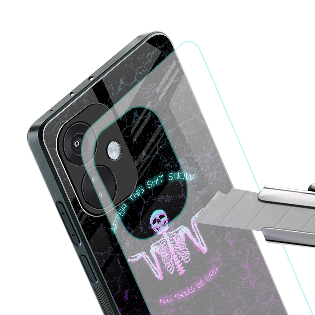 shitshow back phone cover | glass case for oneplus nord ce 3