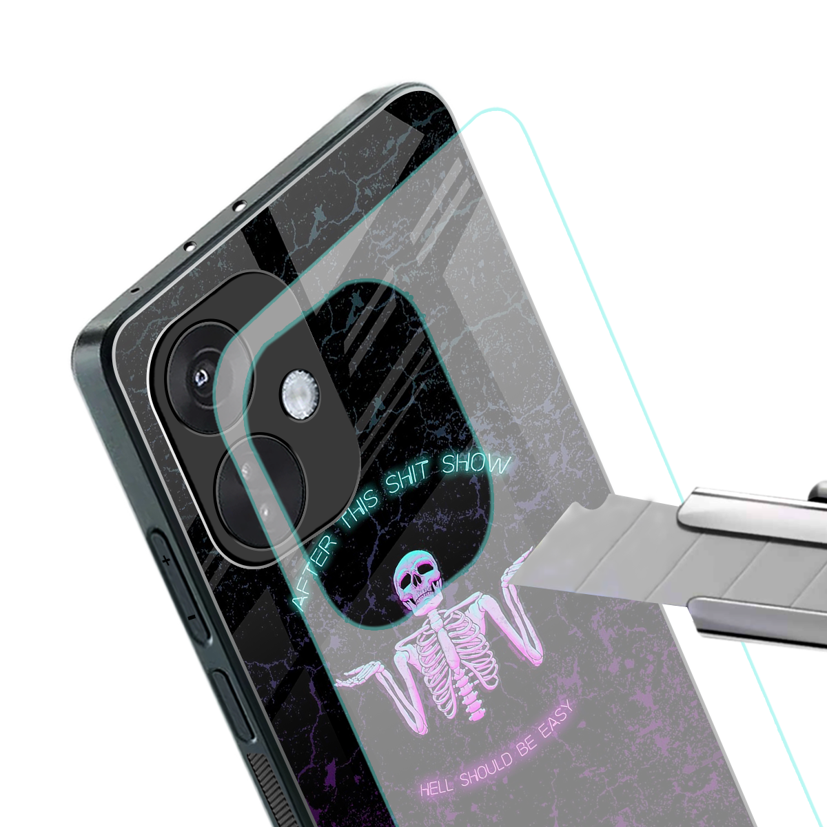 shitshow back phone cover | glass case for oneplus nord ce 3