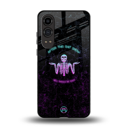 shitshow back phone cover | glass case for oneplus nord ce 4 lite