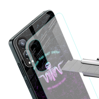 shitshow back phone cover | glass case for oneplus nord ce 4 lite