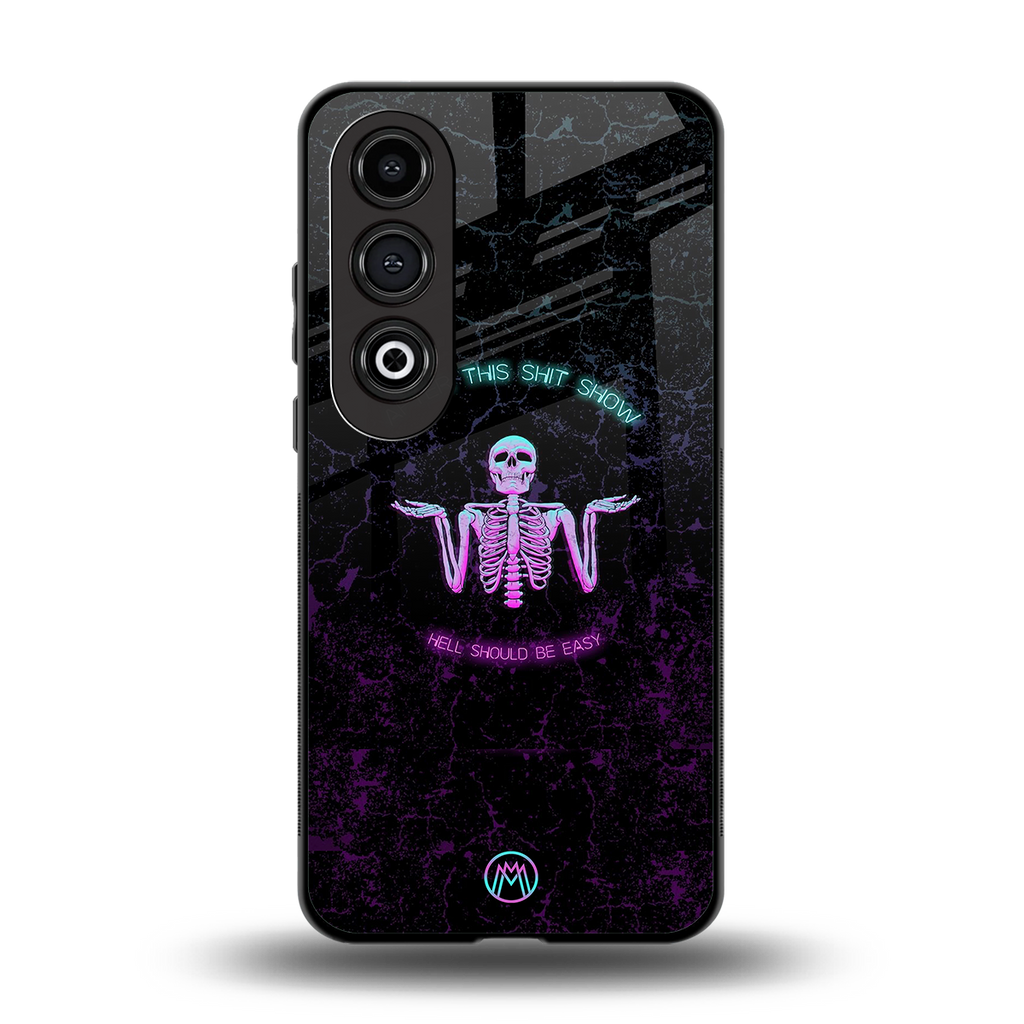 shitshow back phone cover | glass case for oneplus nord ce 4