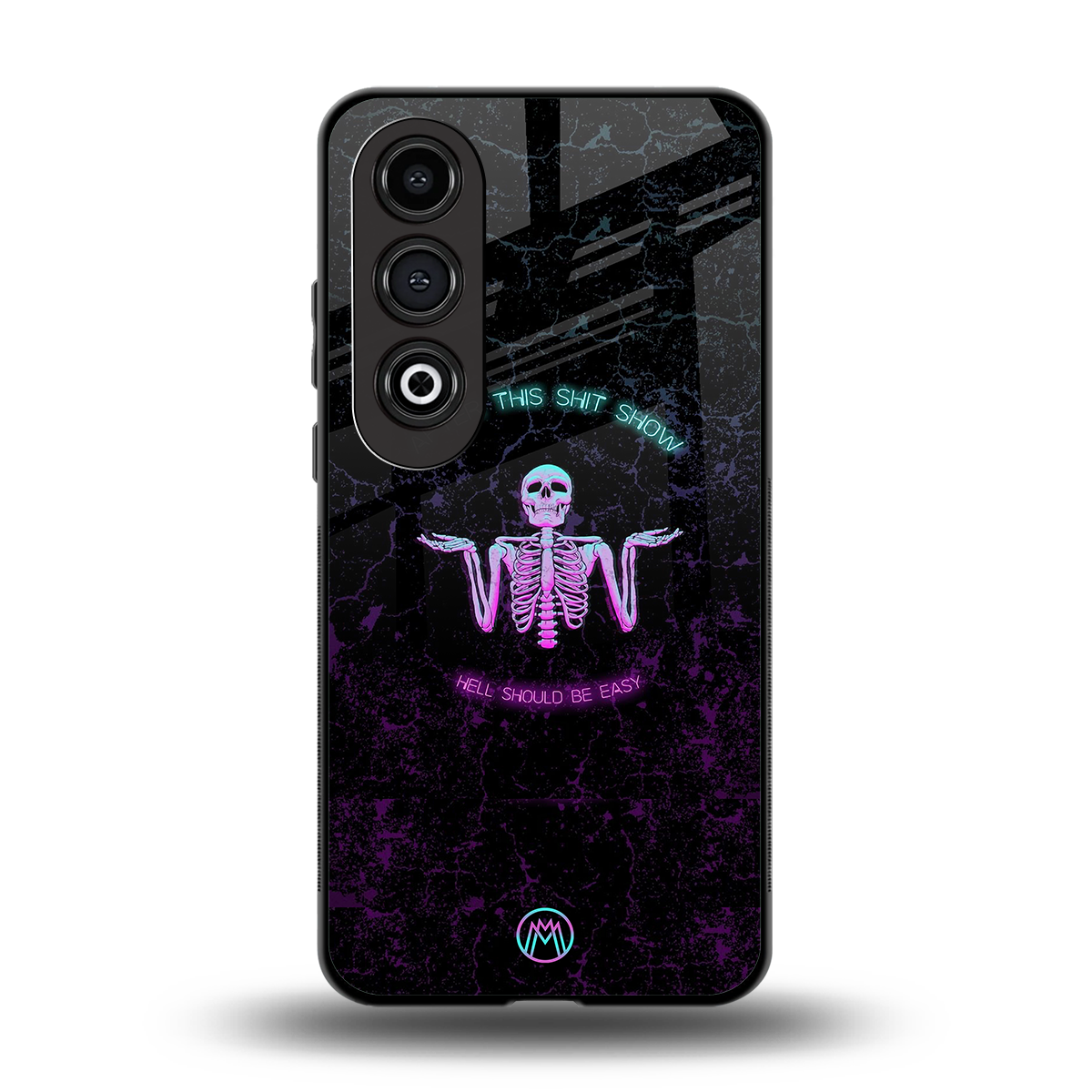 shitshow back phone cover | glass case for oneplus nord ce 4