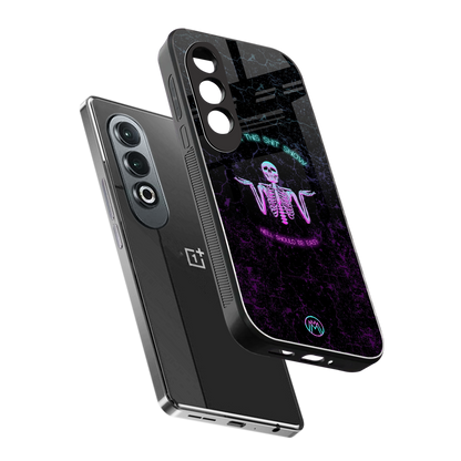 shitshow back phone cover | glass case for oneplus nord ce 4