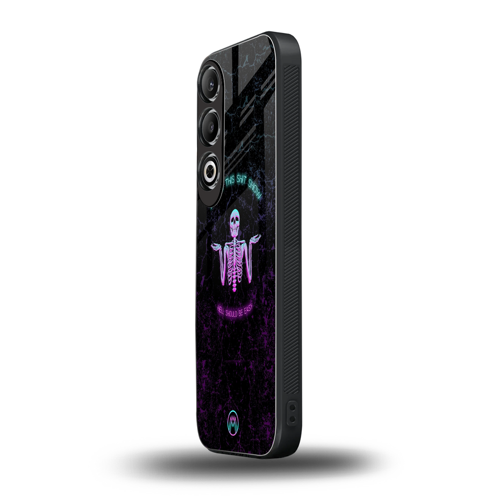shitshow back phone cover | glass case for oneplus nord ce 4